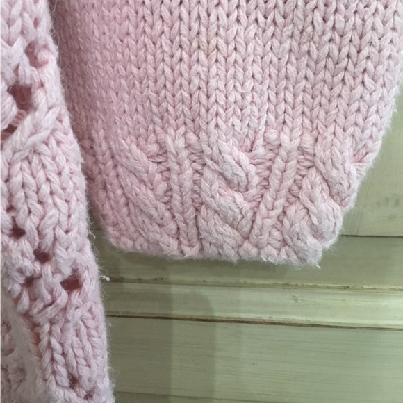 Vintage Women’s Colter Bay Pastel Pink Cotten Blend Sweater Size M EUC - Picture 5 of 7